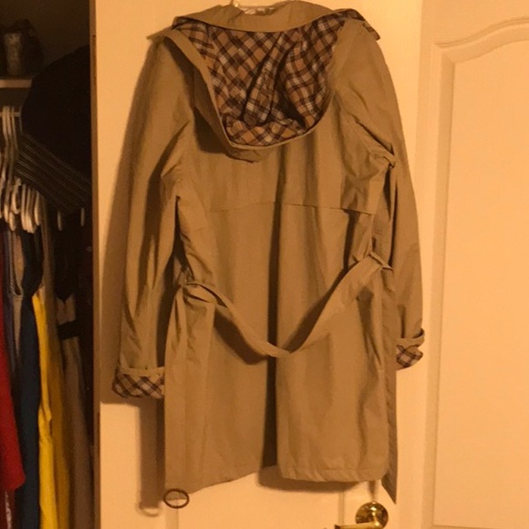 Beige Trench Rain Coat - Picture 5 of 5